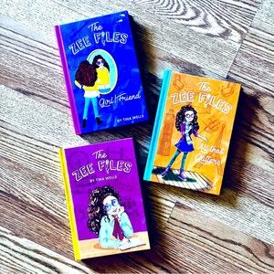 3 Hardback Books The Zee Files By Tina Wells Girl Friends + All that Glitters